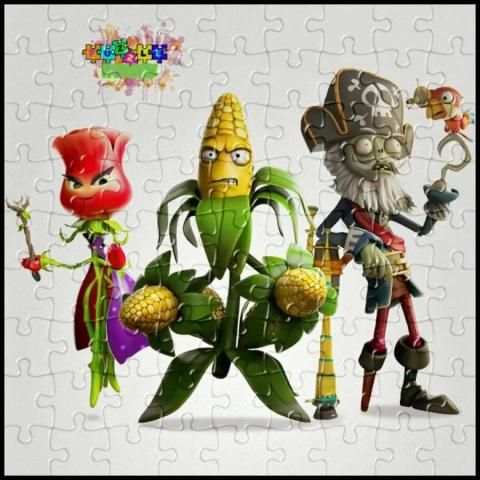 Plant Vs Zombie 3D Puzzle screenshot 3