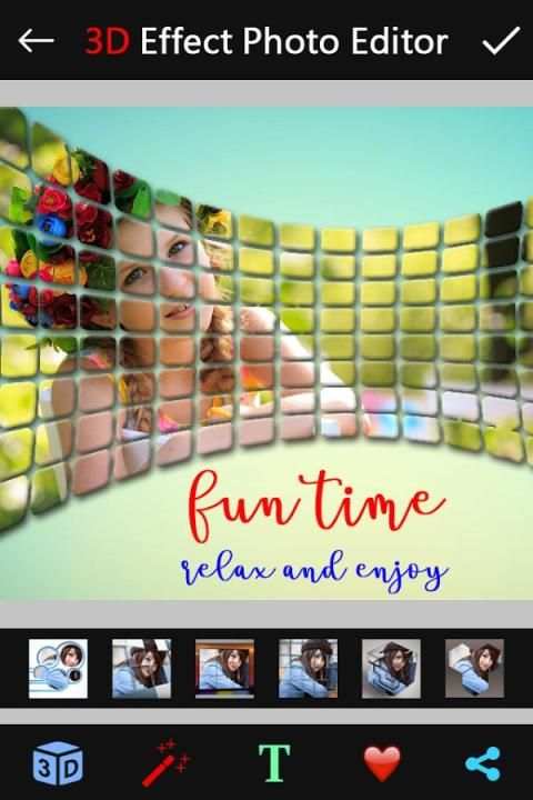 3D Effect Photo Editor 5 تصوير الشاشة