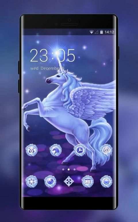 Animal theme fantasy colorful unicorn theme screenshot 4