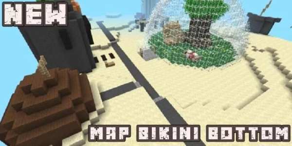 Map Bikini Bottom for PE screenshot 2