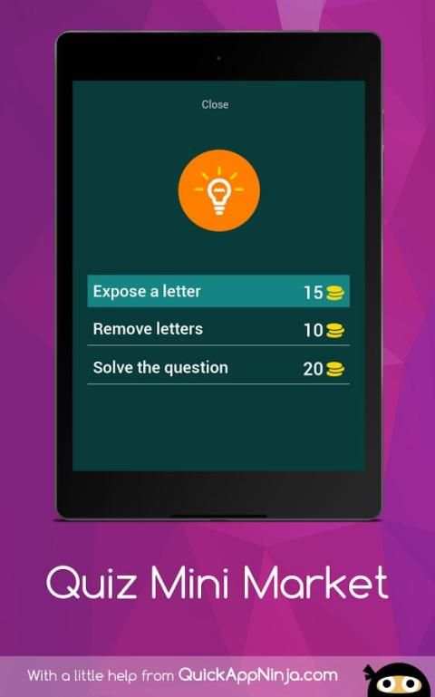 Quiz Mini Market स्क्रीनशॉट 2