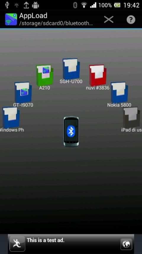 Bluetooth & WiFi file transfer 4 تصوير الشاشة