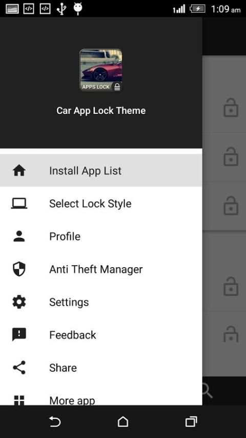 Car App Lock Theme स्क्रीनशॉट 2