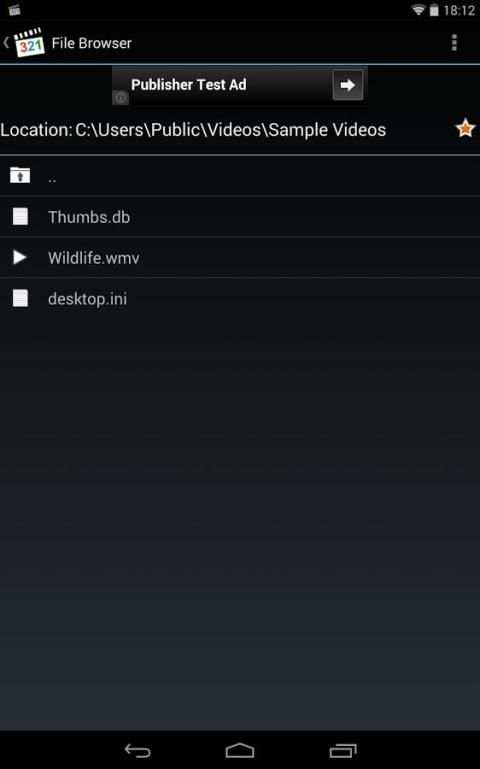 Media Player Classic Remote 5 تصوير الشاشة