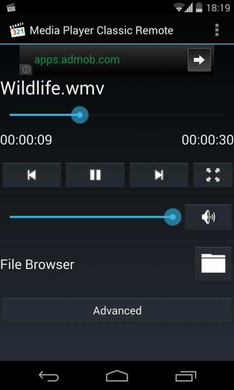 Media Player Classic Remote 16 تصوير الشاشة