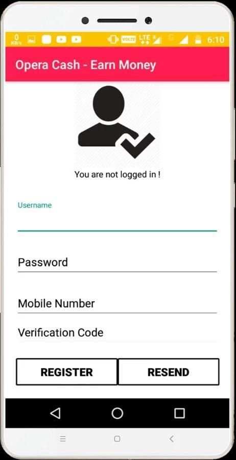 Opera Cash - Earn Paytm Cash Instant screenshot 1
