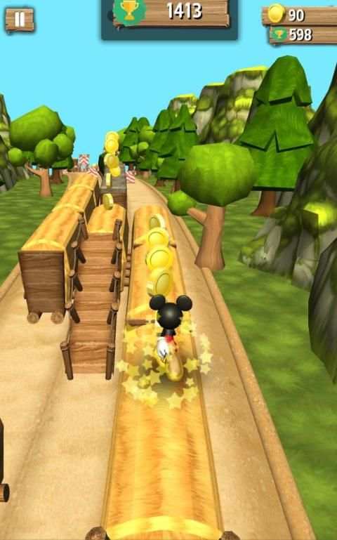 Epic Mickey Temple Mouse Subway Jungle Run स्क्रीनशॉट 2