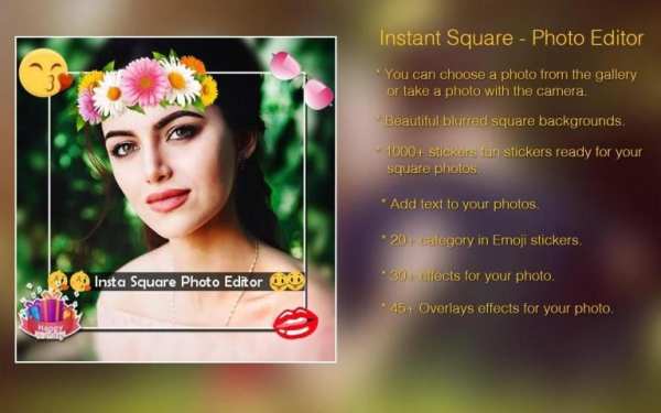 Insta Square Photo Editor - Photo Effect screenshot 1