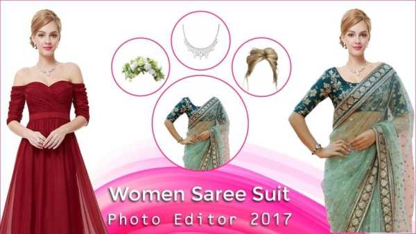 Women Saree Suit Photo Editor 2017 3 تصوير الشاشة