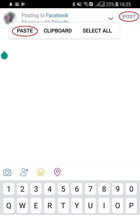 Blank Status for Facebook screenshot 2