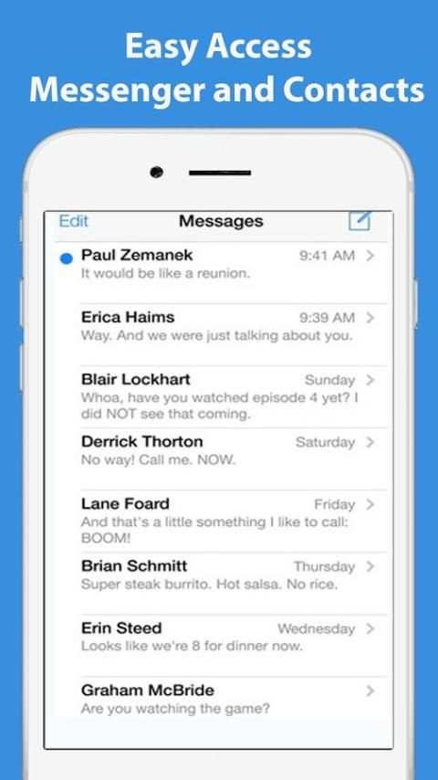 Messenger & Messenger Chat Free Text ,Video Call screenshot 3