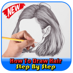 Learn to draw hair icon