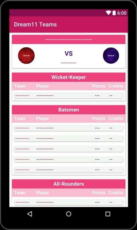 pro tips dream11 скриншот 1