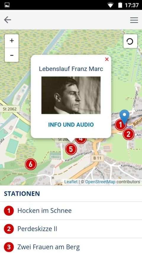 Franz Marc Kunstspaziergang screenshot 3