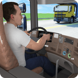 грузовая машина Водитель 3D шоссе гонщик иконка