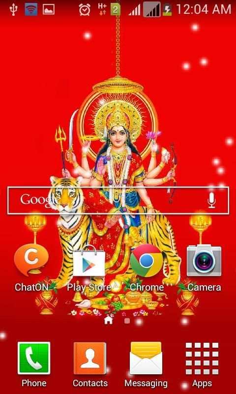 Maa Durga Live Wallpaper स्क्रीनशॉट 3