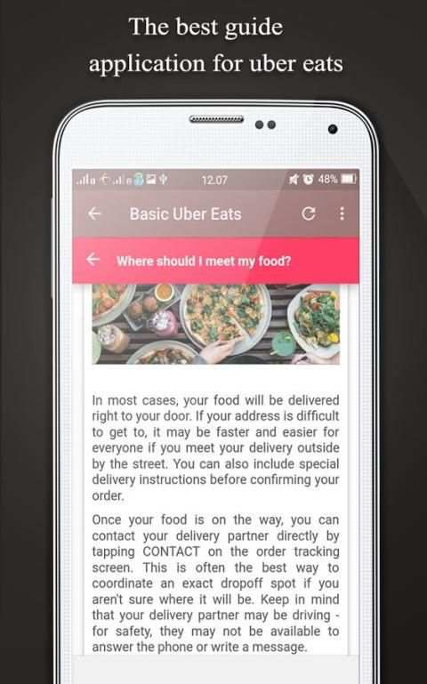 Guide Uber EATS 2017 скриншот 2