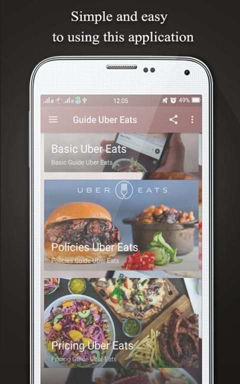 Guide Uber EATS 2017 screenshot 5