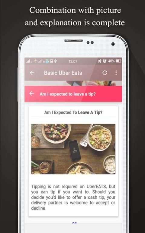 Guide Uber EATS 2017 screenshot 2