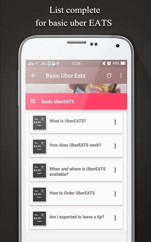 Guide Uber EATS 2017 screenshot 4