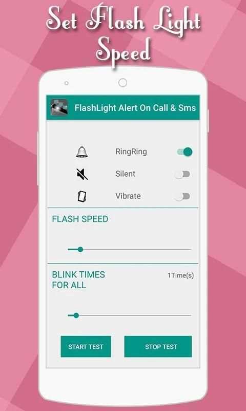 Flashlight Alert on Call / SMS 2 تصوير الشاشة