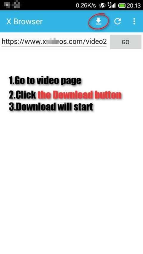 X Videos Downloader स्क्रीनशॉट 2