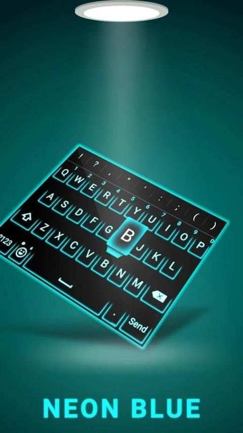 Neon Blue Smart keyboard screenshot 5