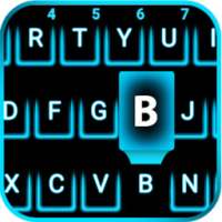 Neon Blue Smart keyboard on 9Apps