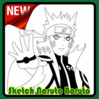 Sketch Naruto Boruto