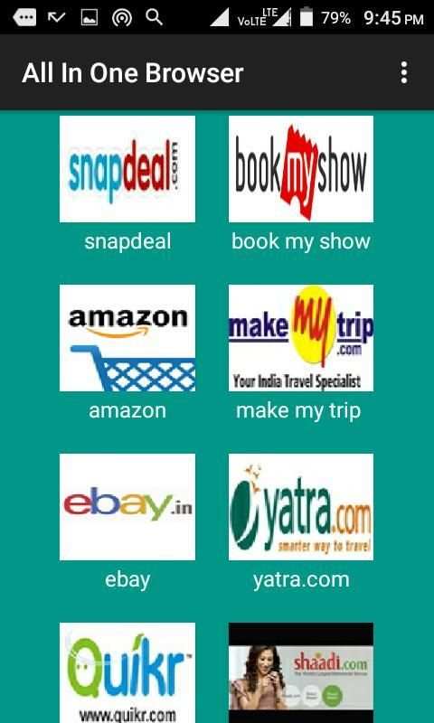 All In One Browser screenshot 2