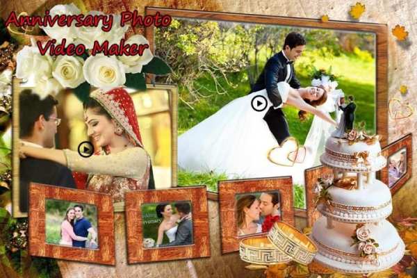 Anniversary Photo Video Maker screenshot 1