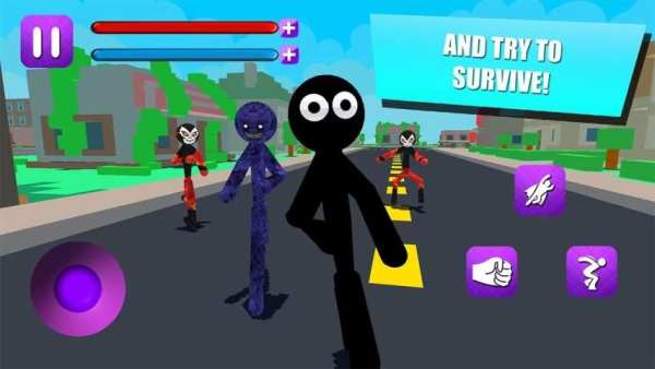 Five nights with Stikman Fred screenshot 1