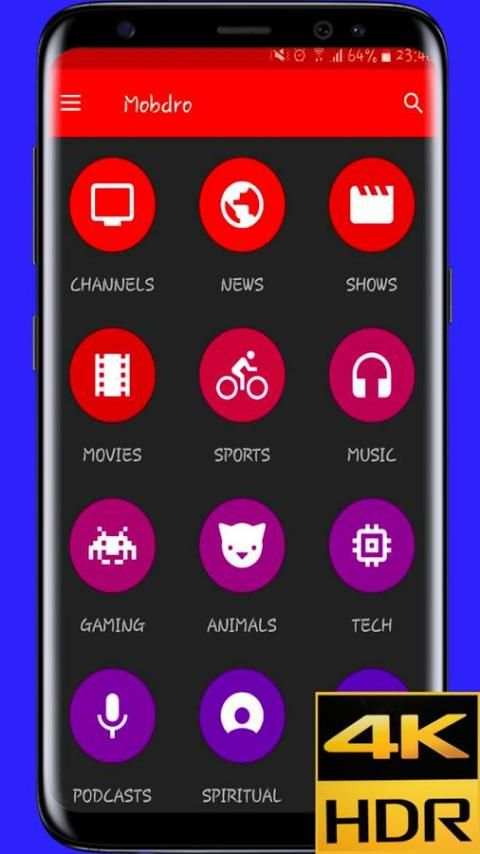 Mobdro apk screenshot 3