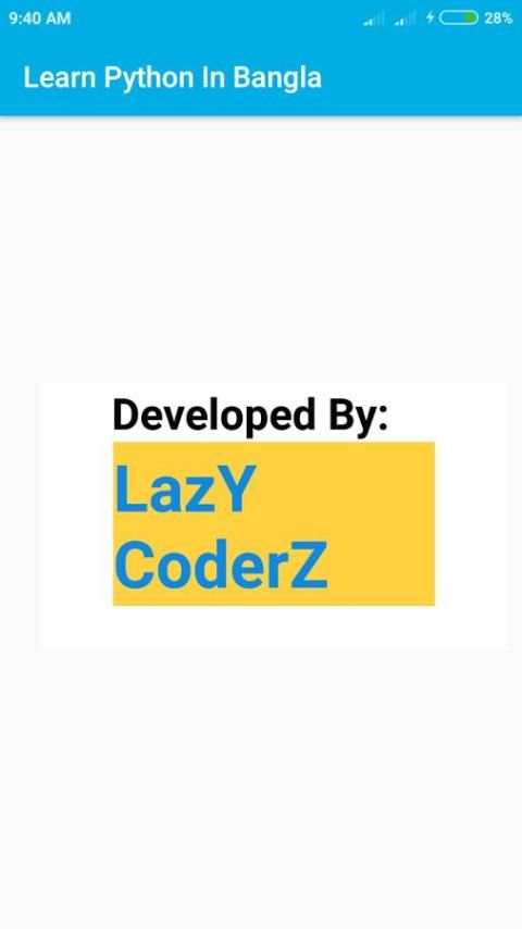 Learn Python In Bangla скриншот 1