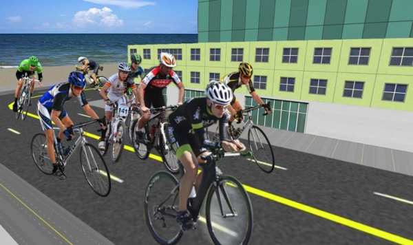 Extreme Bicycle City Racing 3D 2017 screenshot 1