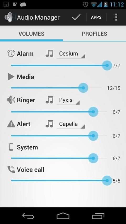 AUDIO MANAGER स्क्रीनशॉट 3