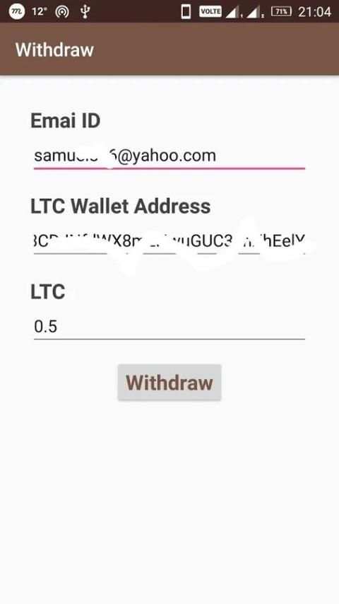 Litecoin Miner screenshot 4