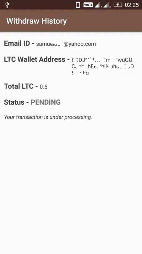 Litecoin Miner screenshot 2