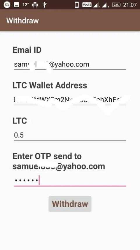 Litecoin Miner screenshot 3
