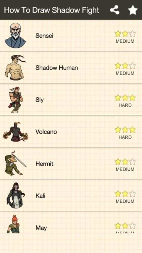 How To Draw Shadow Fight Heroes 6 تصوير الشاشة