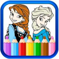 Learn to color Princesses for kids