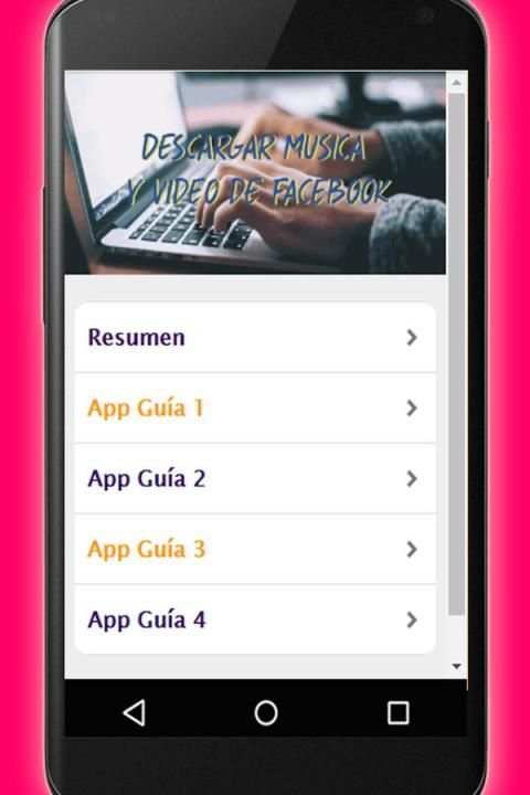 Descargar Videos Y Música De Facebook Guide screenshot 3