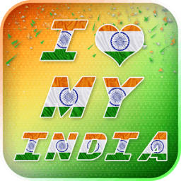 ikon Indian Flag Latter Photo Frame