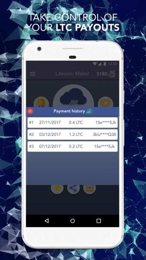 Litecoin Maker - LTC Pool Mining screenshot 3