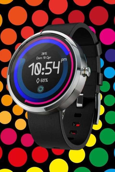 Digital Circle Watch Face screenshot 3
