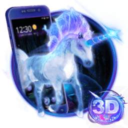 3D Dreamy Unicorn Galaxy Theme 1.1.2