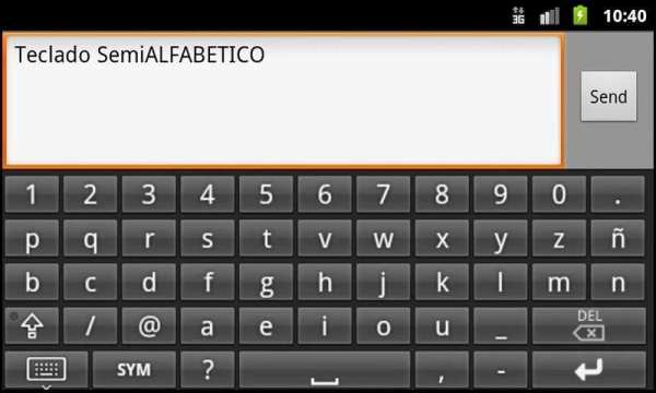 Teclado rápido Semi ALFABÉTICO screenshot 6