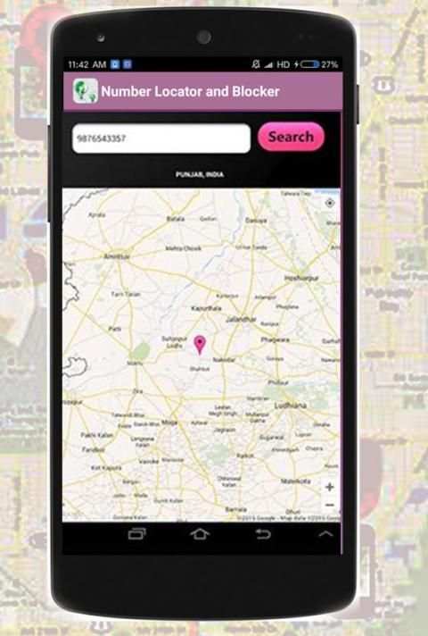 Mobile Number Tracker Location 2018 स्क्रीनशॉट 1