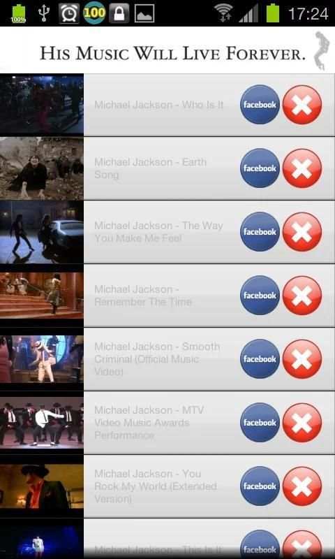 Michael Jackson MV स्क्रीनशॉट 4
