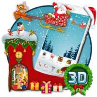 3D Merry Christmas & happy new Year 2018 Theme on 9Apps